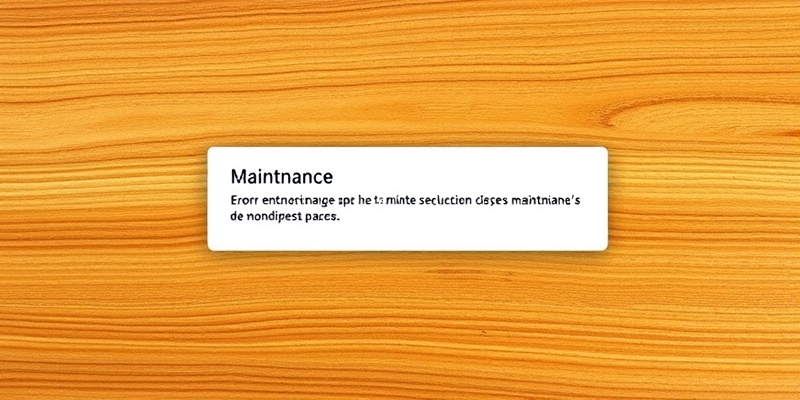 wordpress panne maintenance