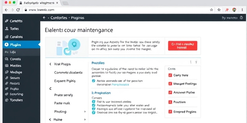 wordpress plugins maintenance